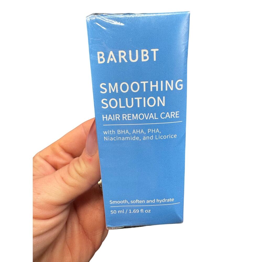 NWT BARUBT Smoothing Solution Hair Removal Care SEALED 1.69oz